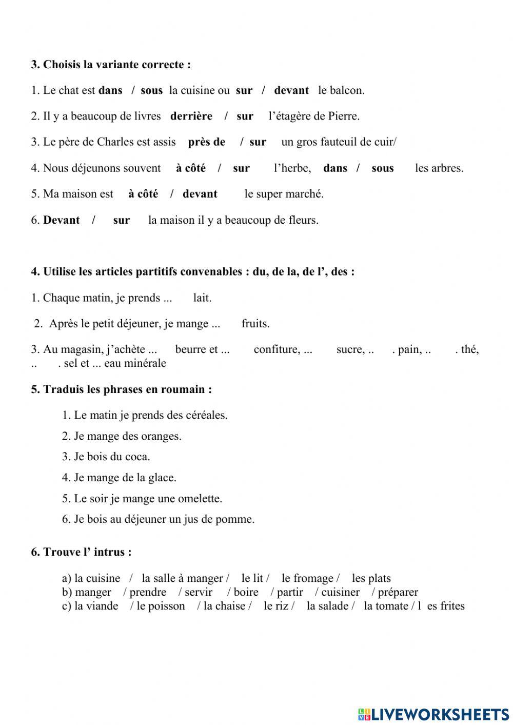 Evaluation 8e classe