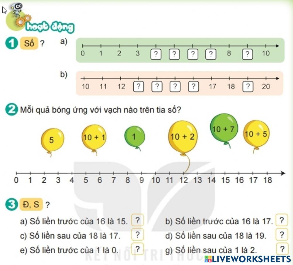 Toán 2 - Bài 2 - hoạt động