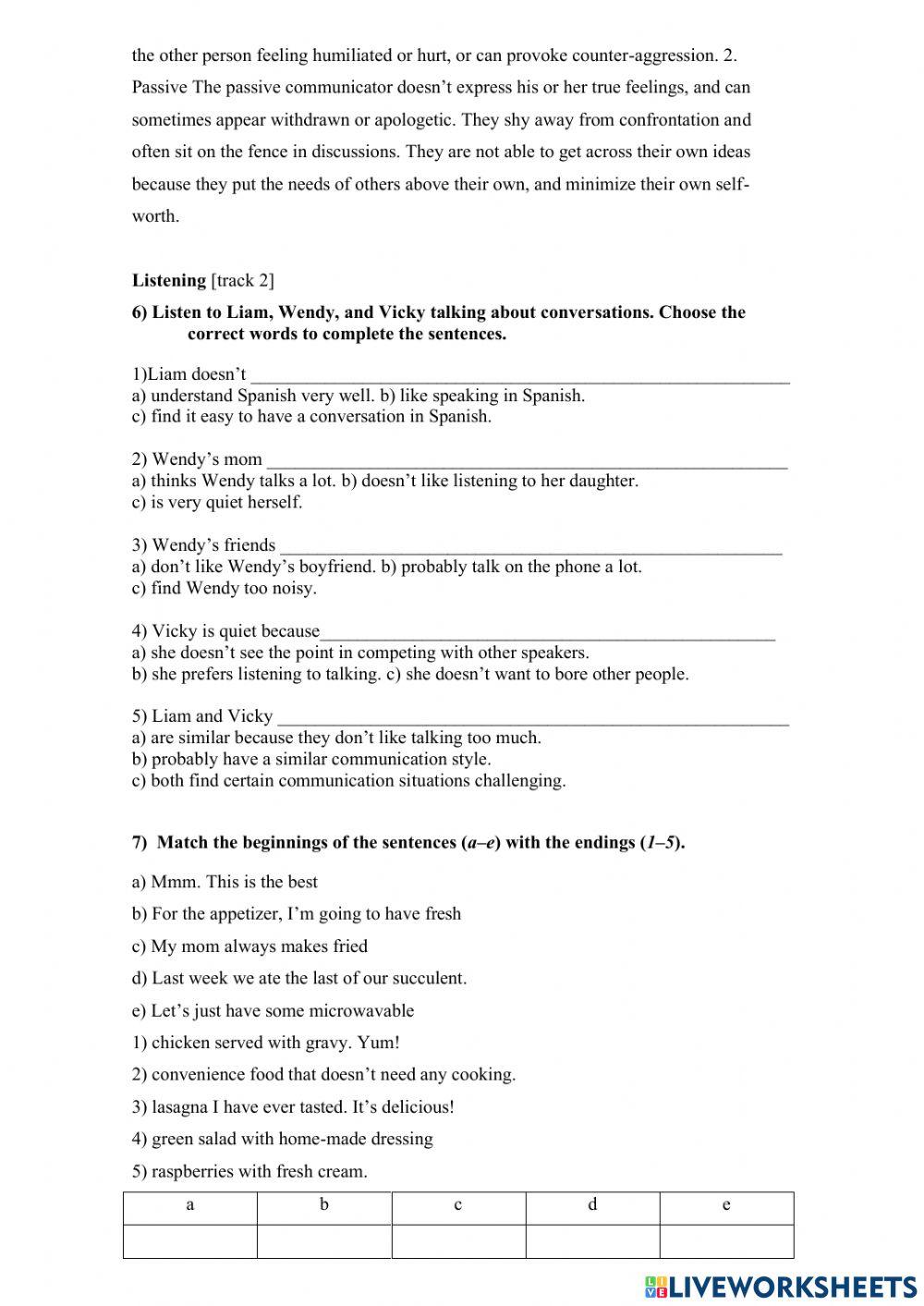 IOEA ADVANCED - Unit 1 and 2