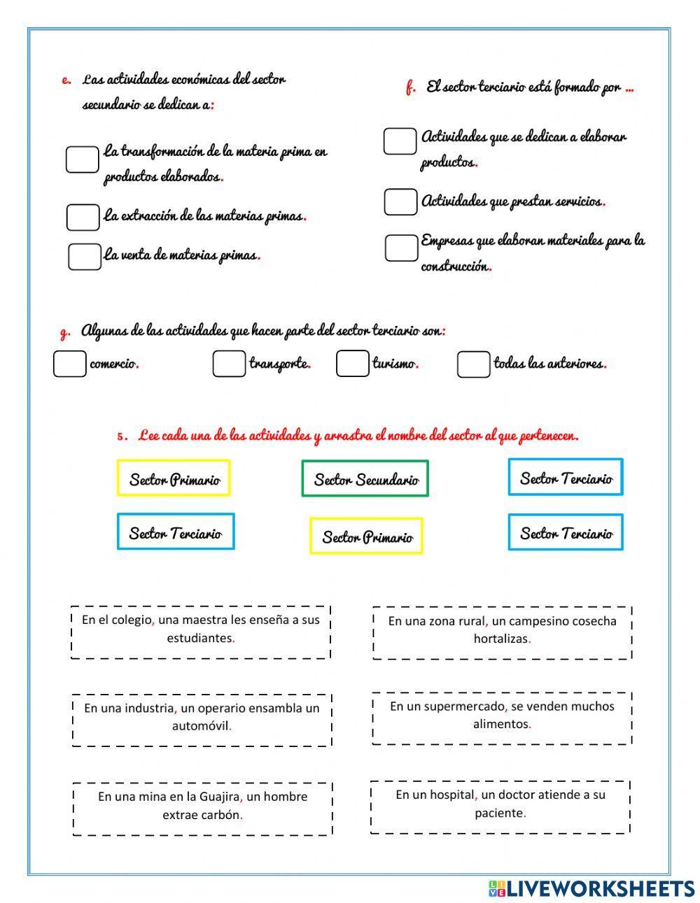 Las Actividades Económicas