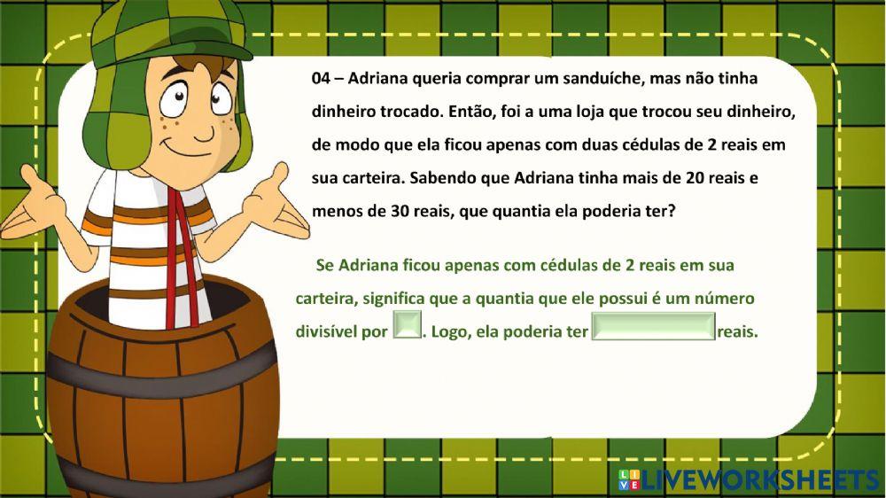 Múltiplos e divisores