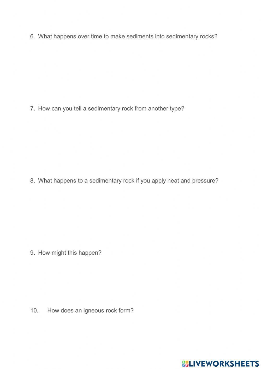 4.6 Rock Cycle Processes