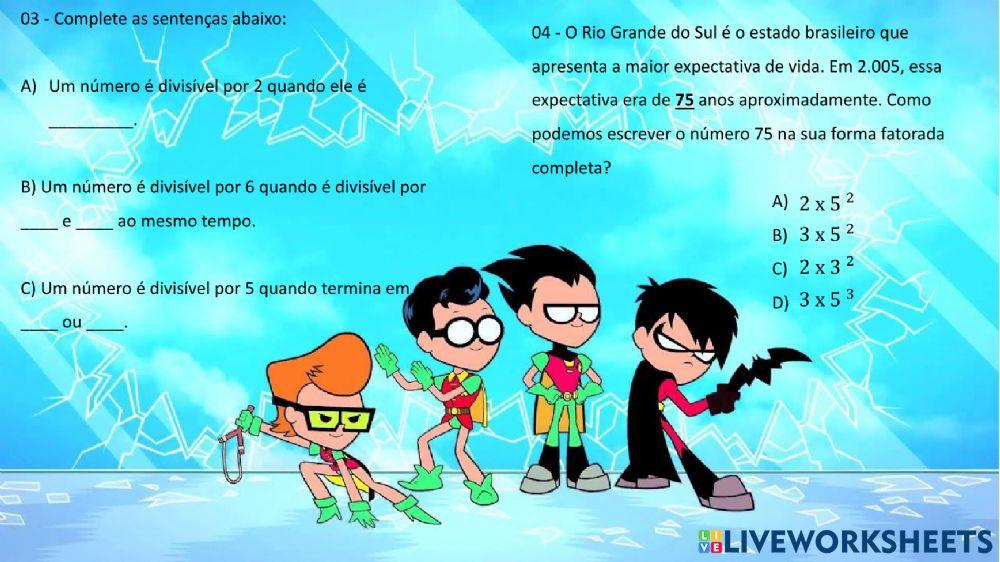 Múltiplos e divisores