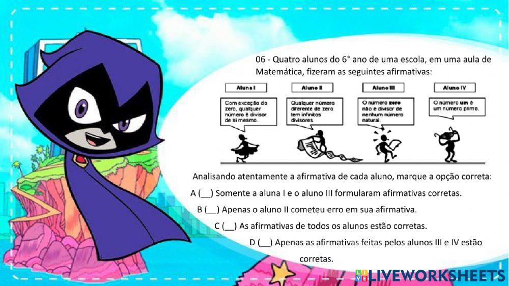 Múltiplos e divisores