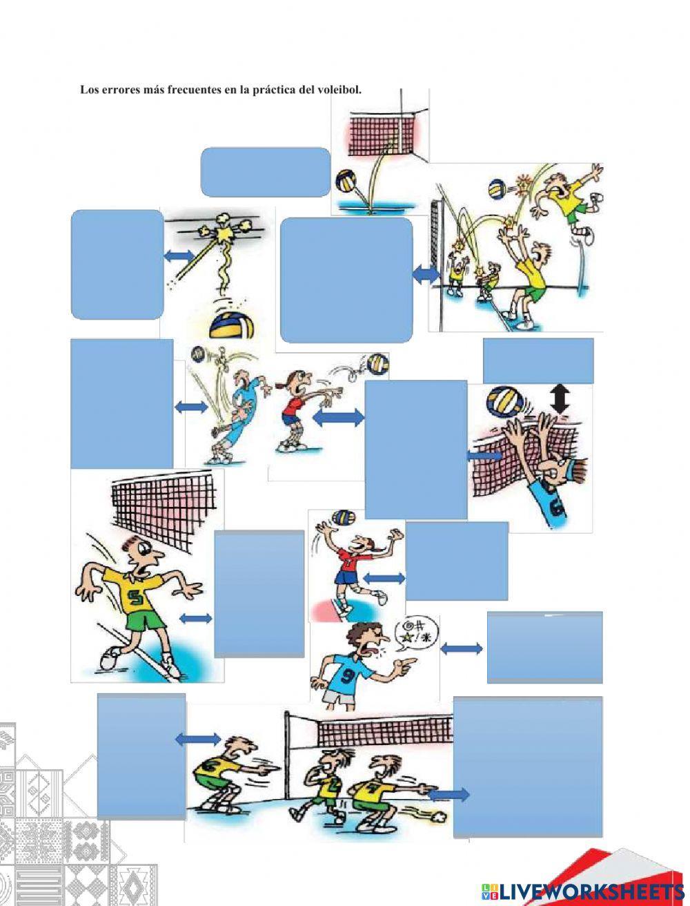 Errores comunes en el voleibol