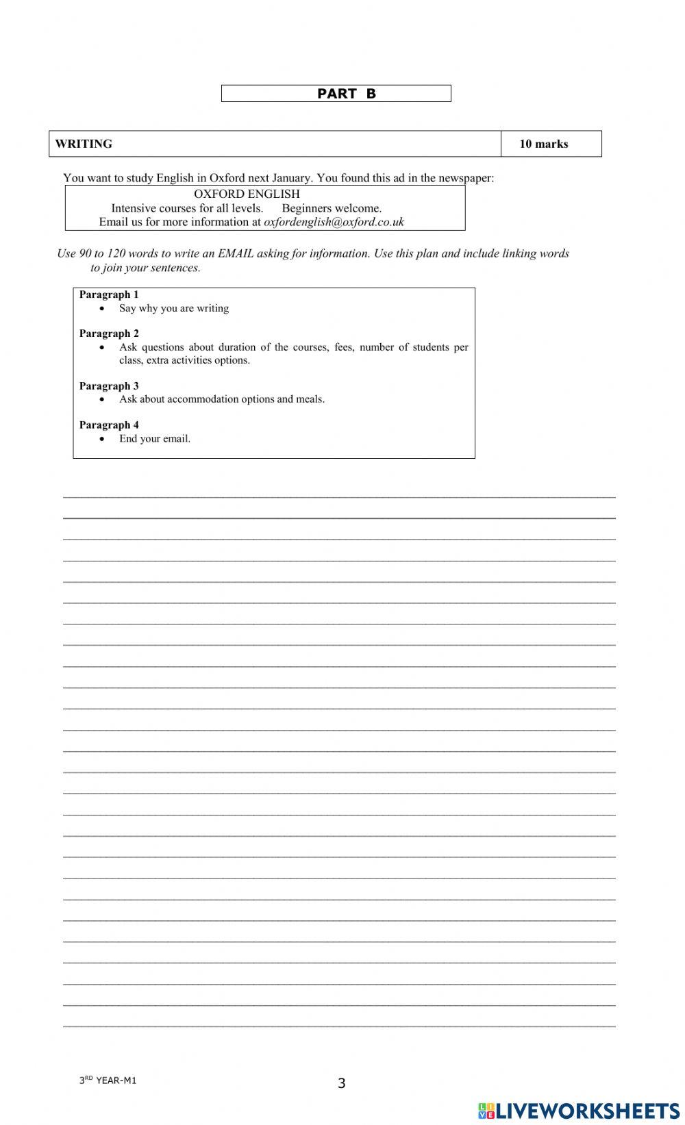 END OF THE YEAR 3RD adults