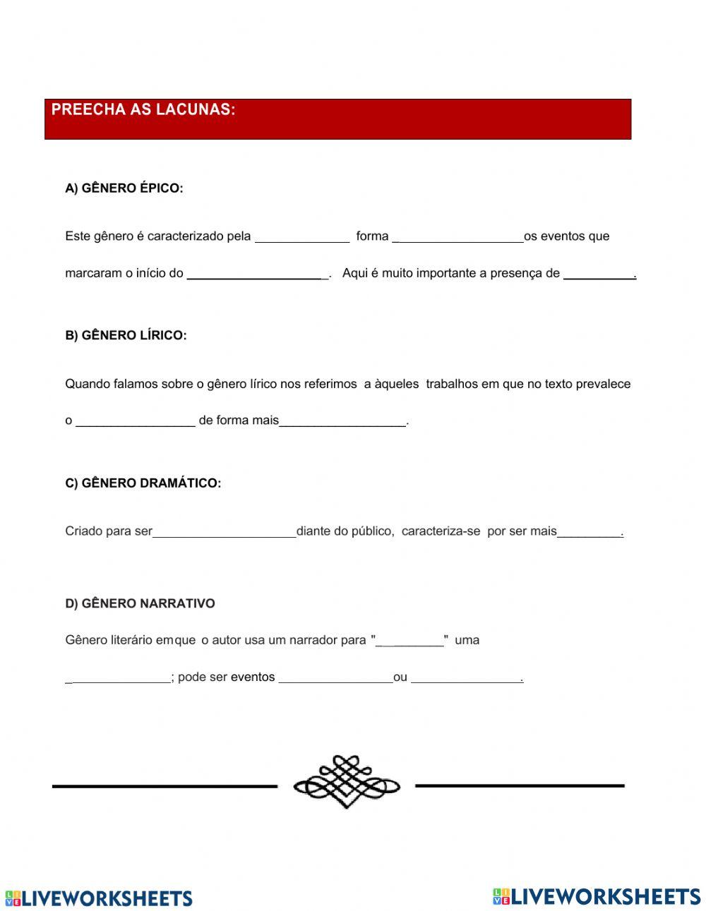 Exercicio literatura