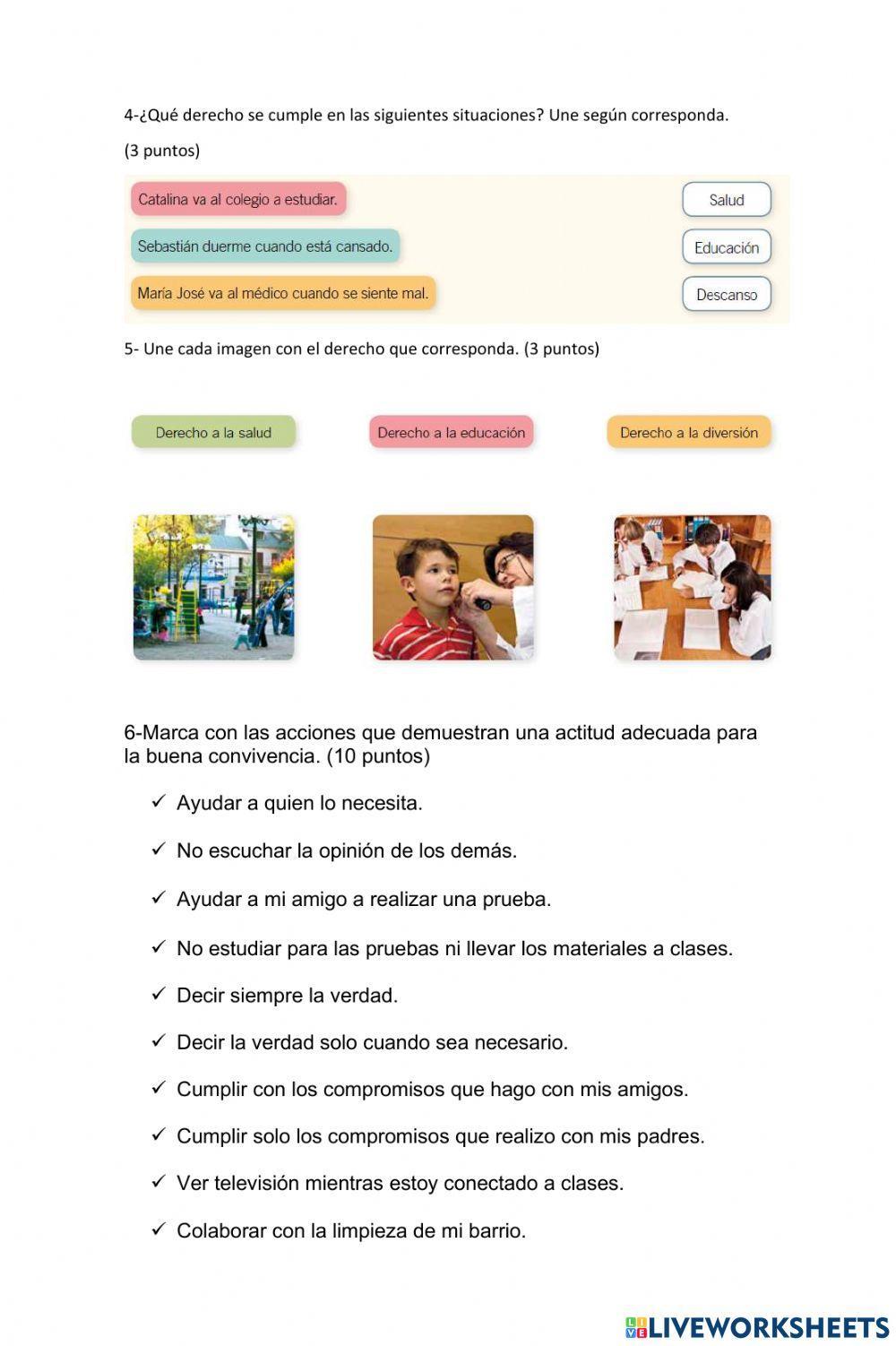 Derechos, deberes y responsabilidades