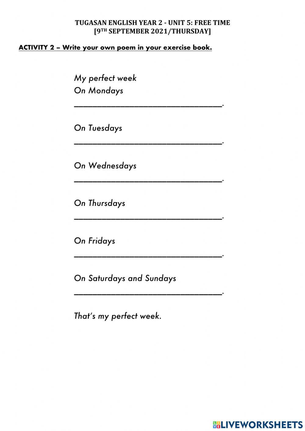 Superminds Unit 5: Free Time (Reading 3)