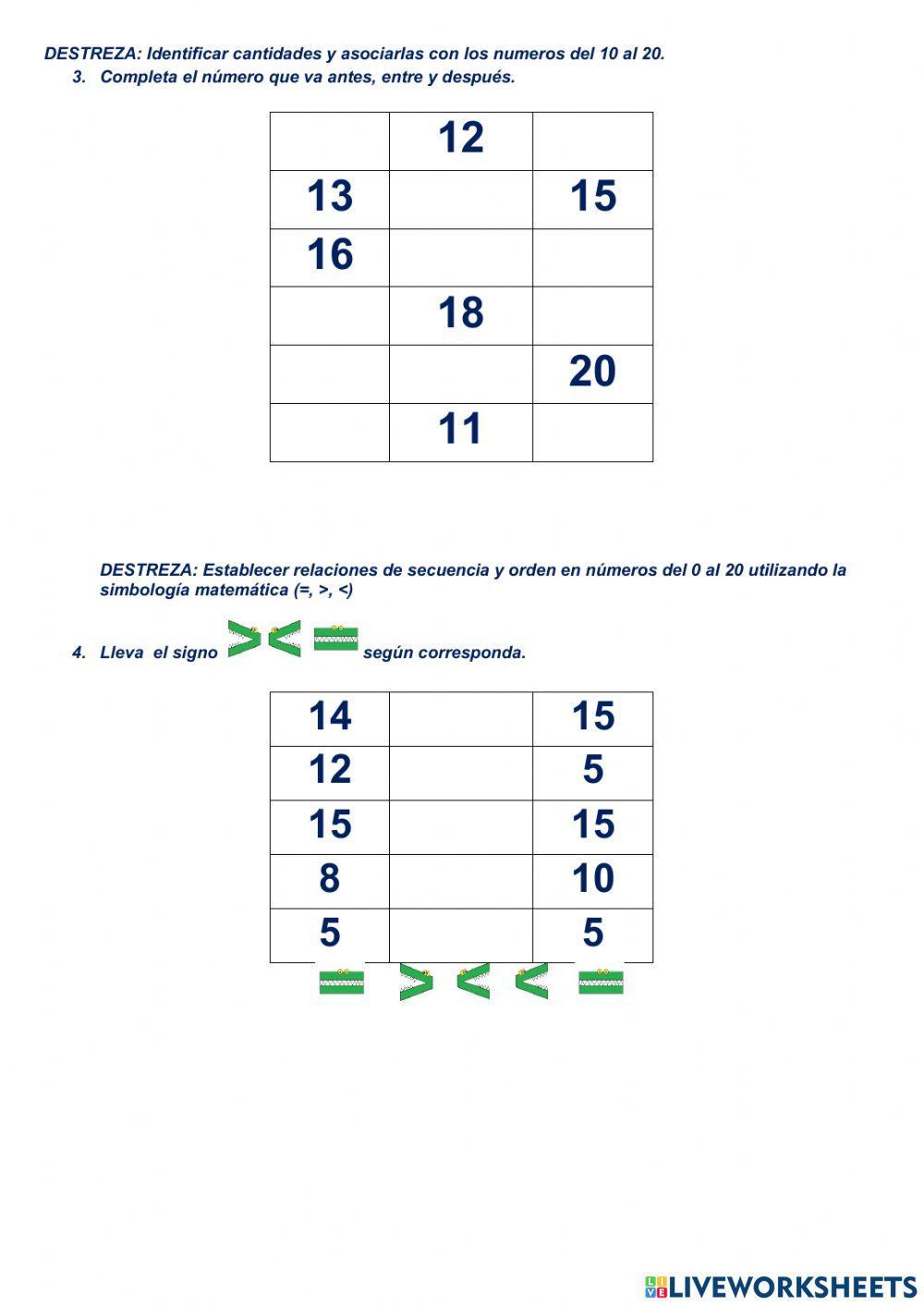 Evaluación diagnostica de matematica