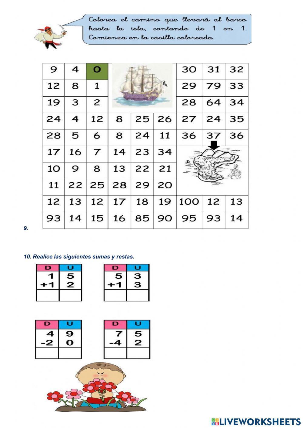 Evaluación diagnostica de matematica