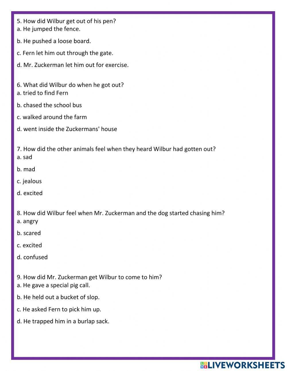 Charlette's Web Chapter 3