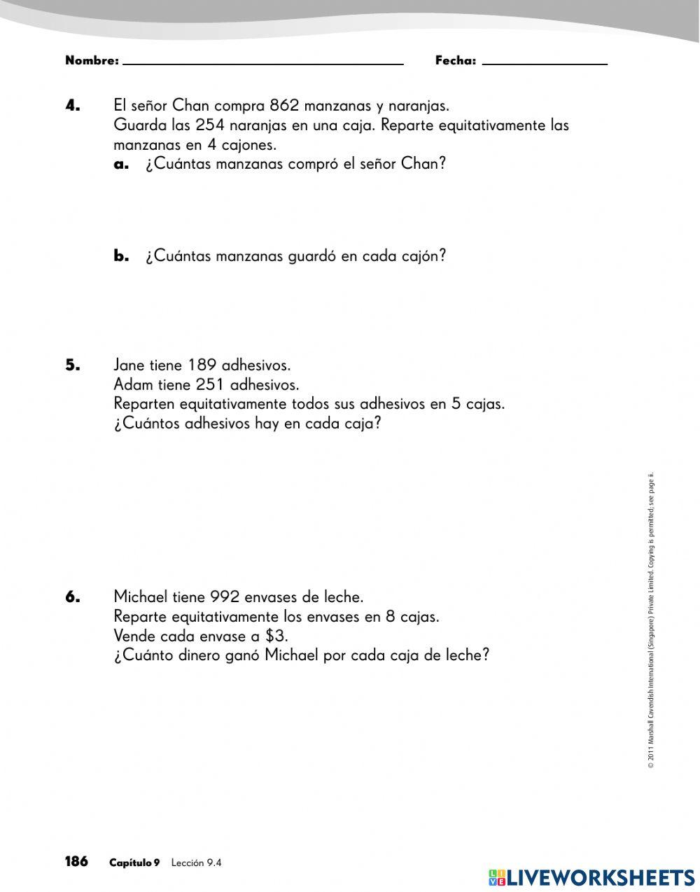 Problemas matemáticos