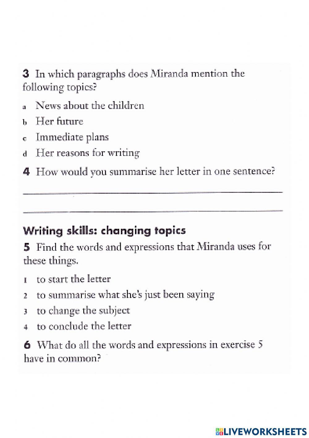 Cl 10 writing task 1 workbook
