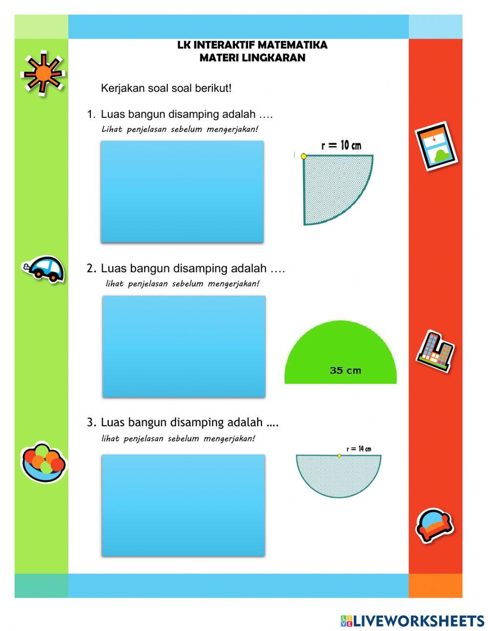 Luas Lingkaran bagian 2
