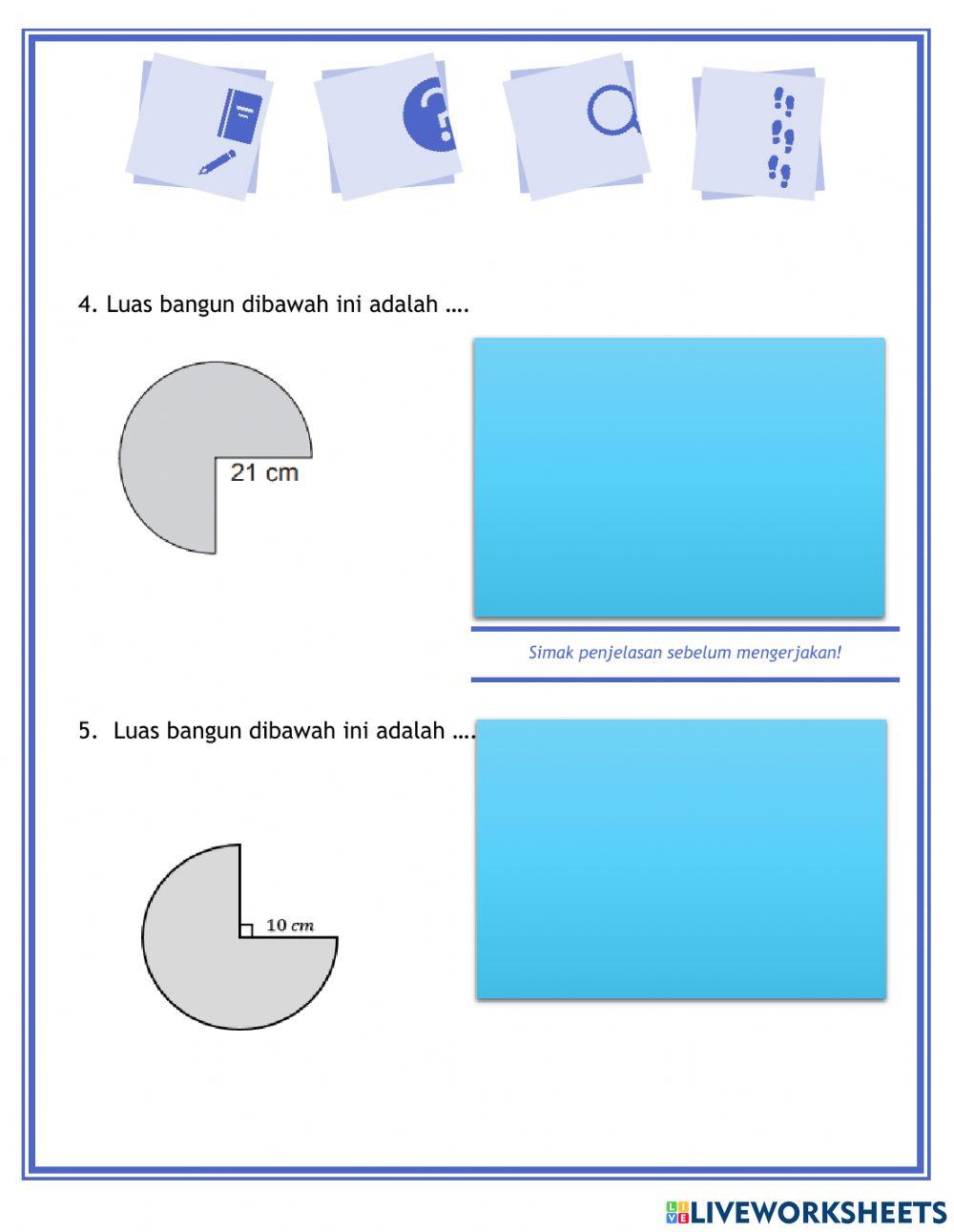 Luas Lingkaran bagian 2