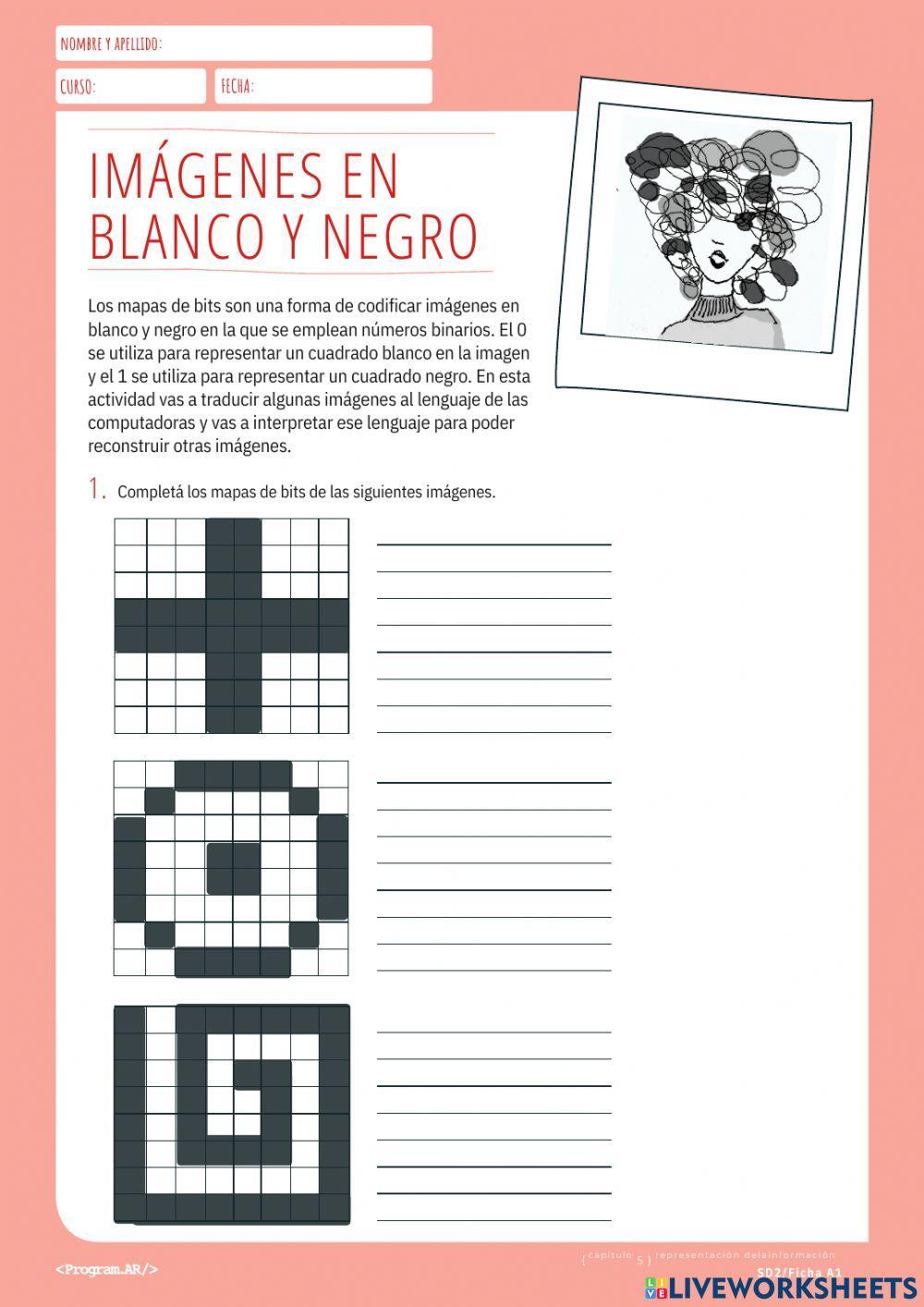 Imágenes en codigo Blanco y Negro