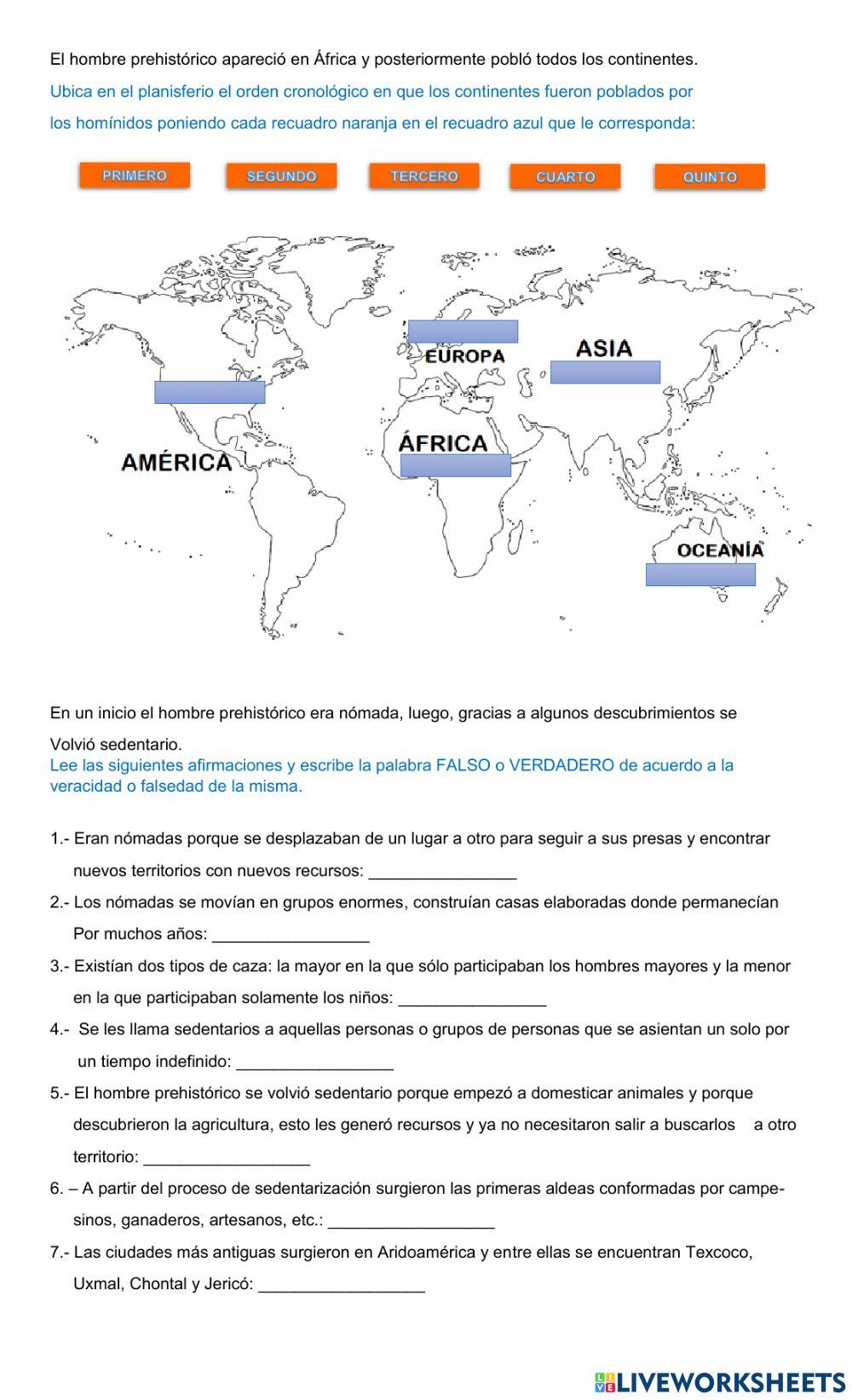 La prehistoria repaso