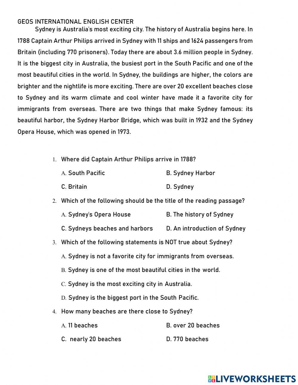 Mini test Unit 2-Grade 8