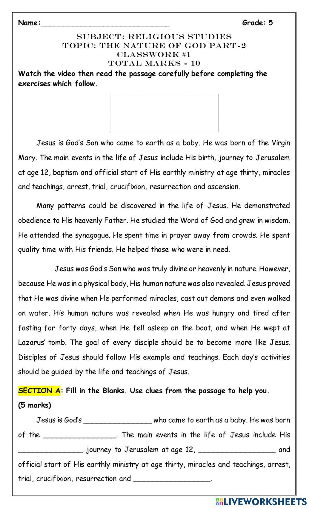 The Nature of God - Part 2