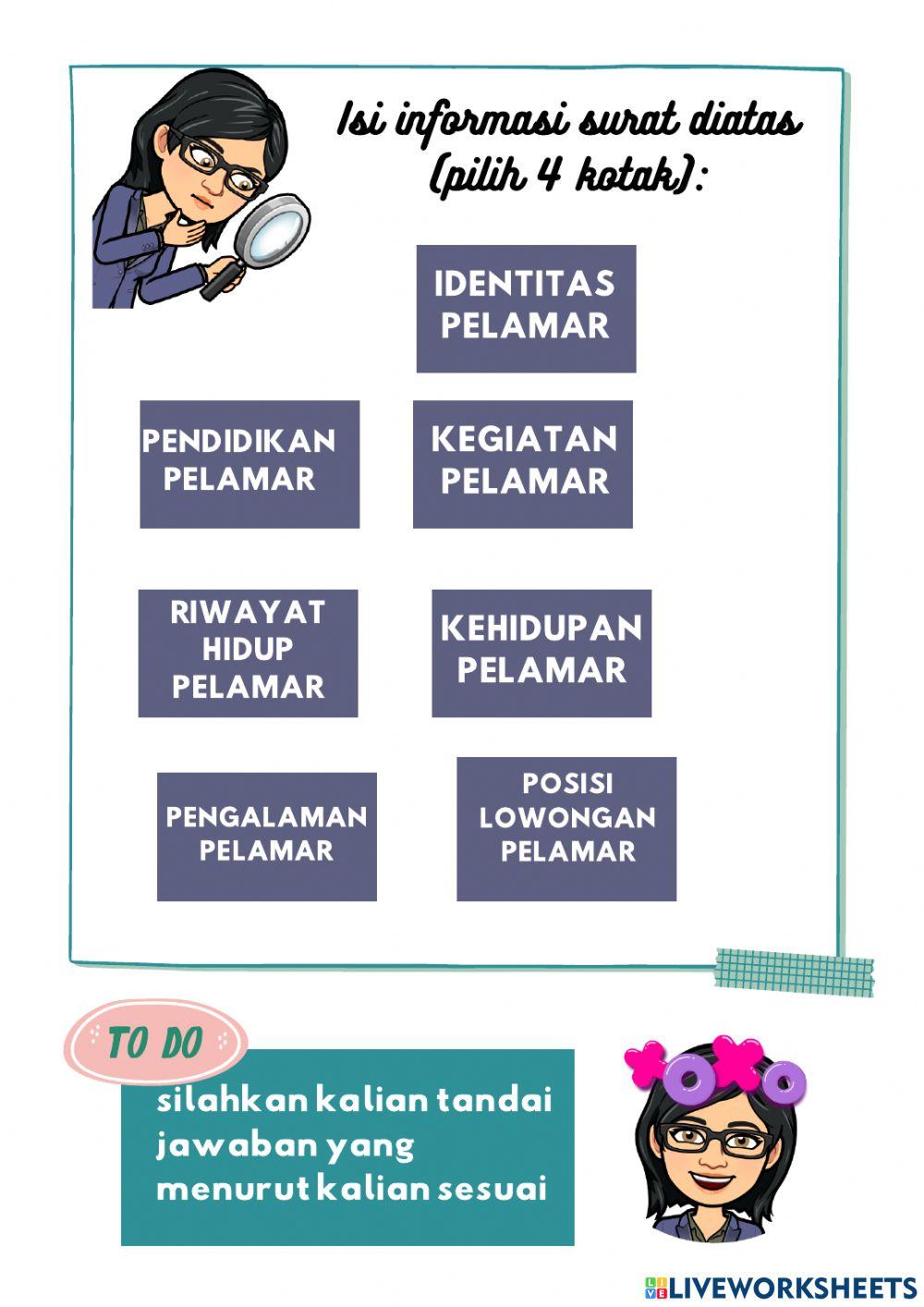 Surat lamaran pekerjaan