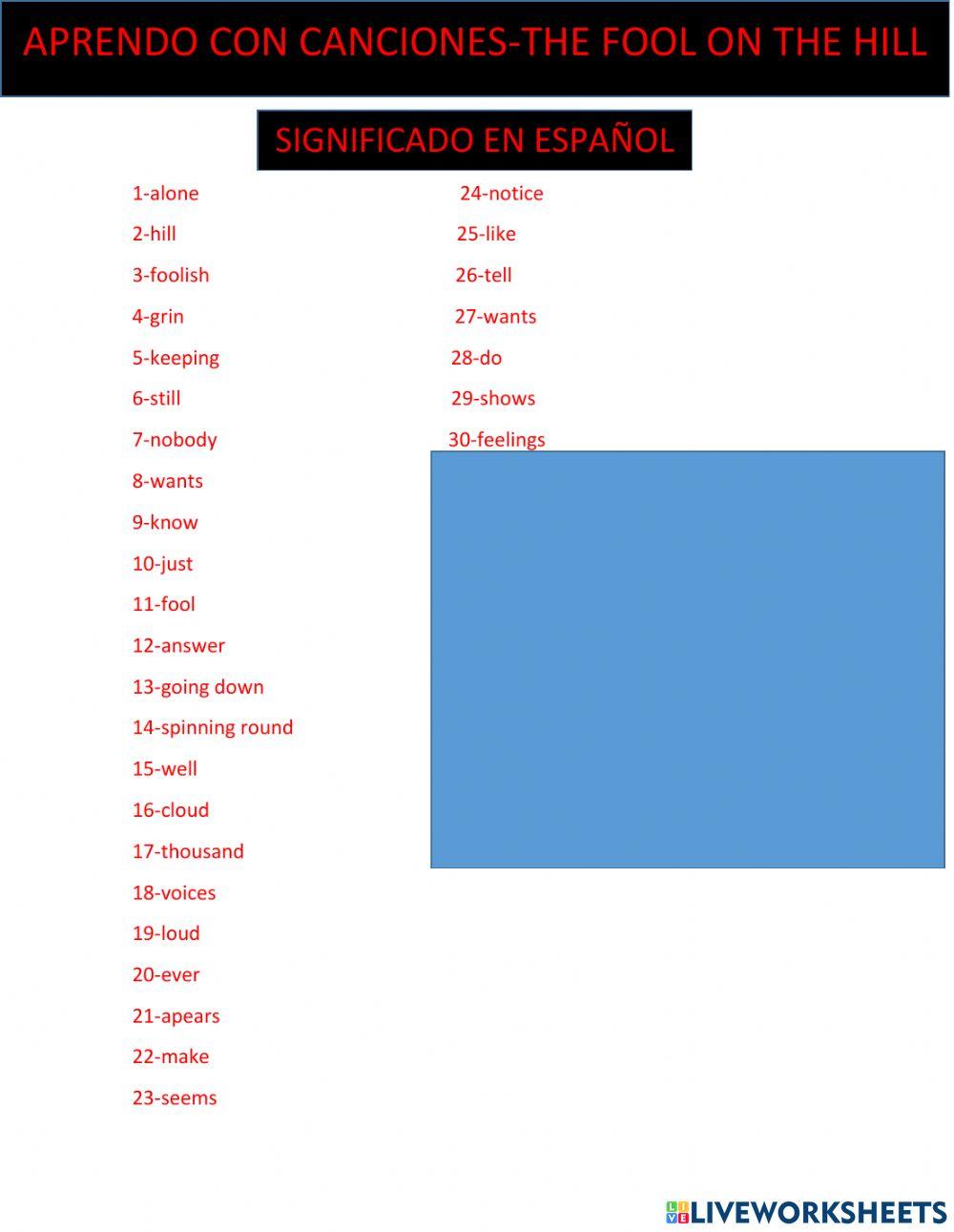 The fool on the hill