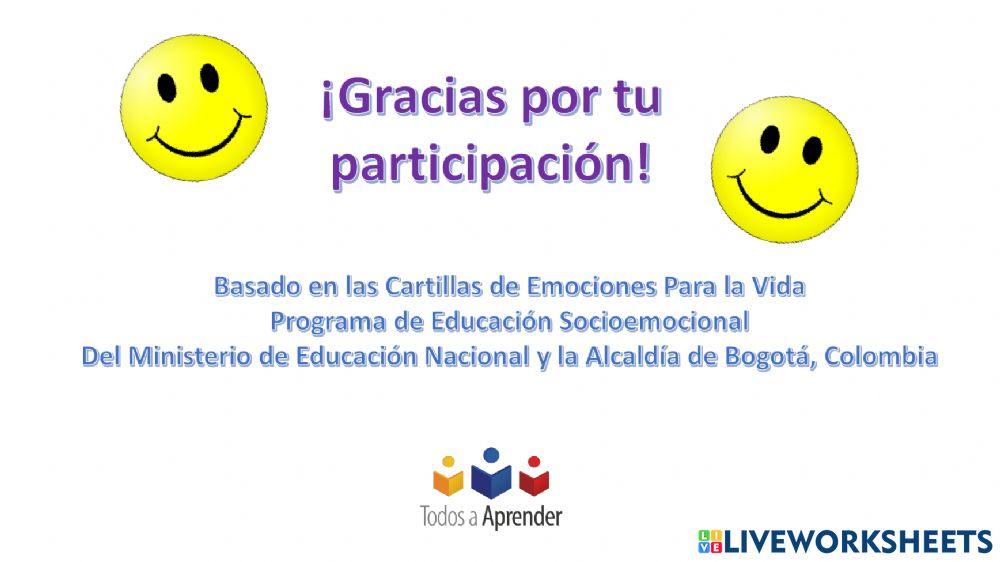 Cierre Primera Secuencia Didáctica de Emociones Para la Vida
