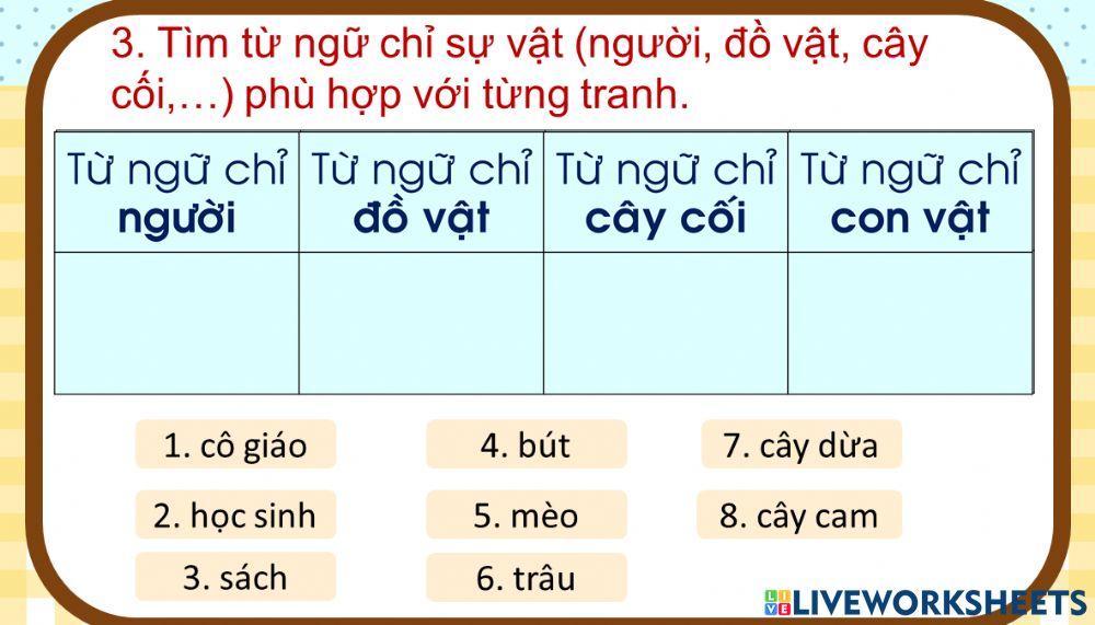 Từ và câu
