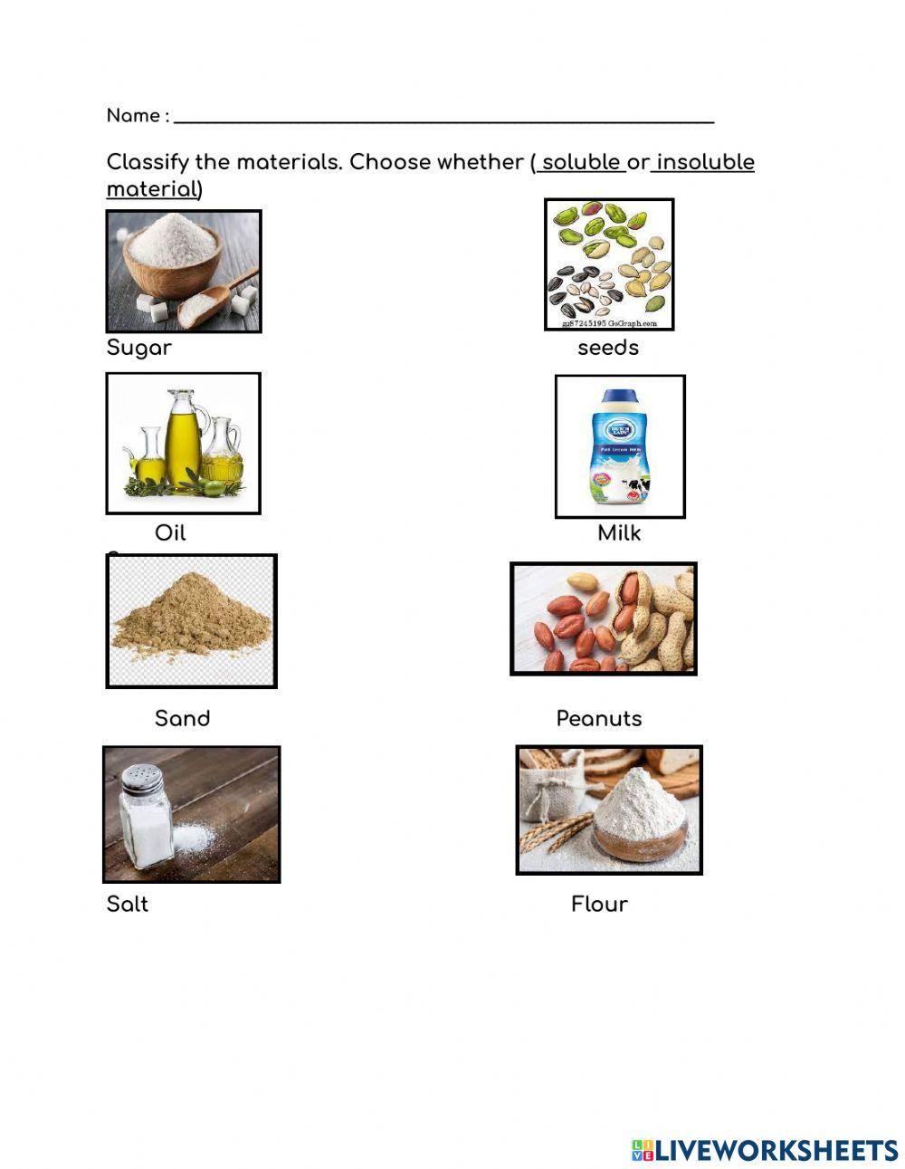3375971 | SOLUBLE AND INSOLUBLE MATERIALS | idayu_aw |