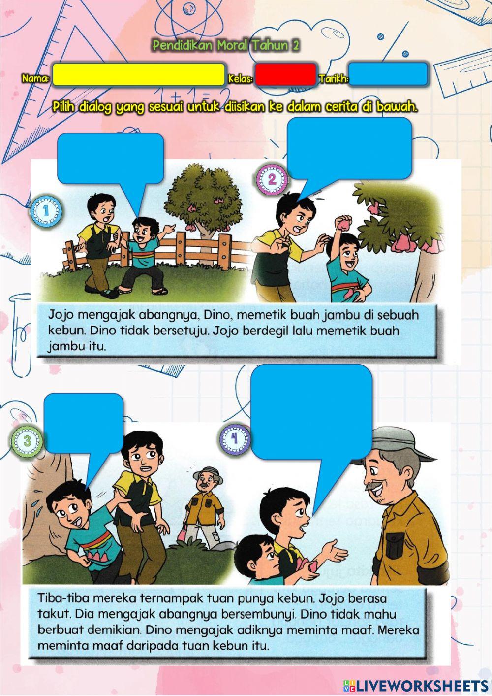 PM Tahun 2: Jujur Terhadap Ahli Keluarga 3