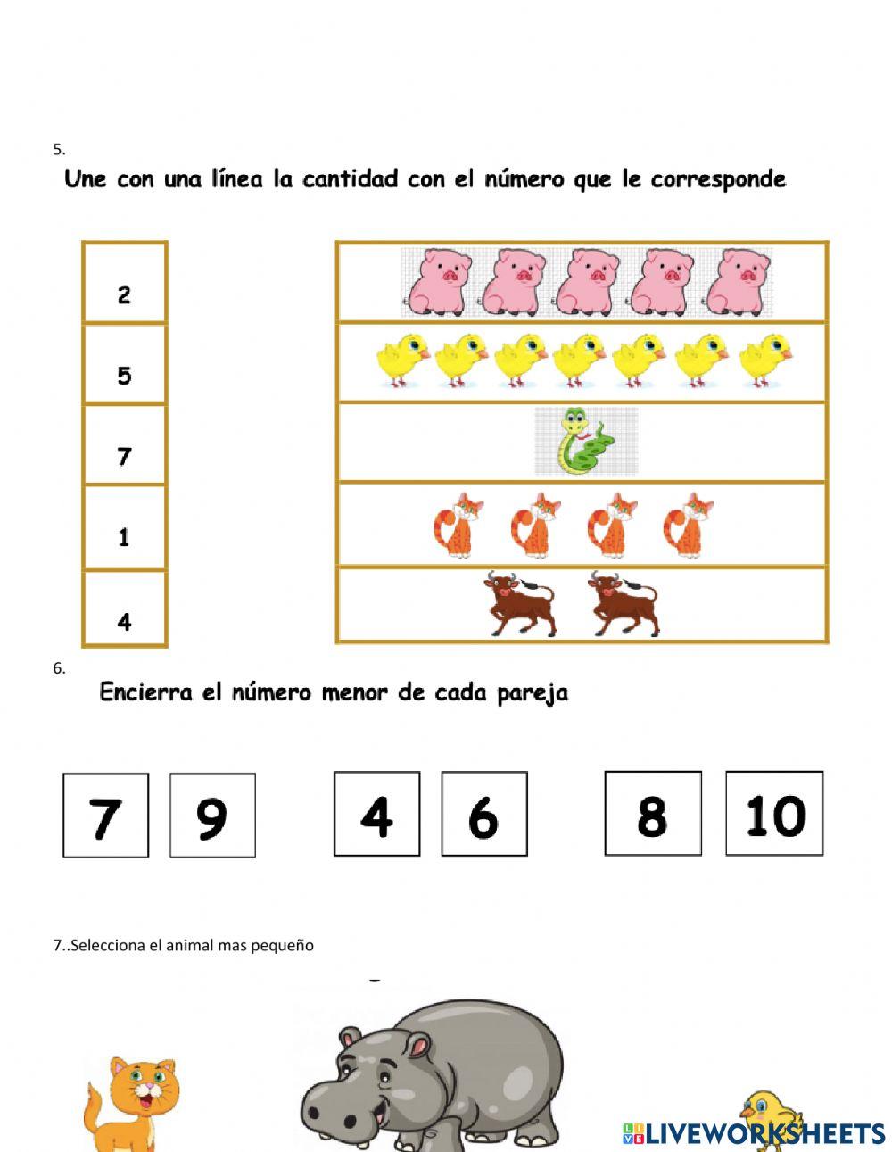 Diagnostico  matematicas 1º