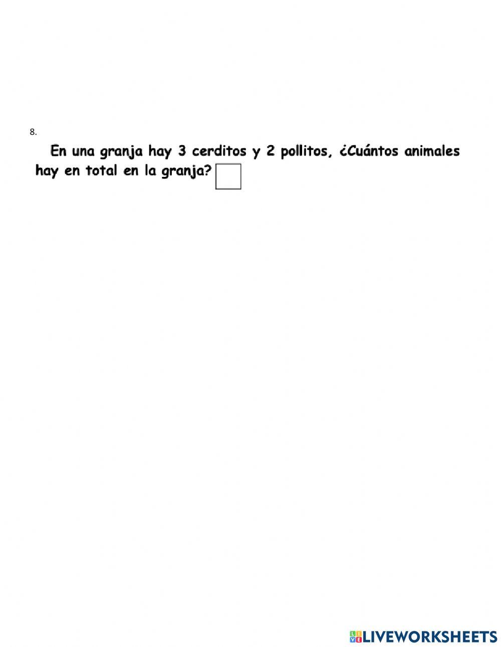 Diagnostico  matematicas 1º