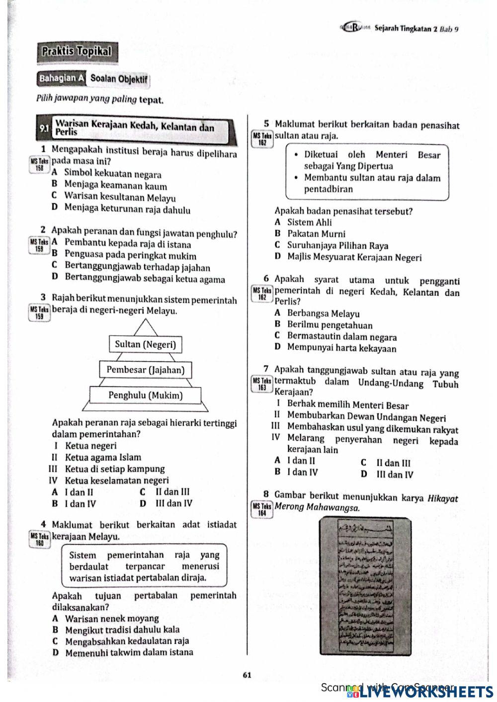 Sejarah ting 2 bab 9 (ulangkaji)