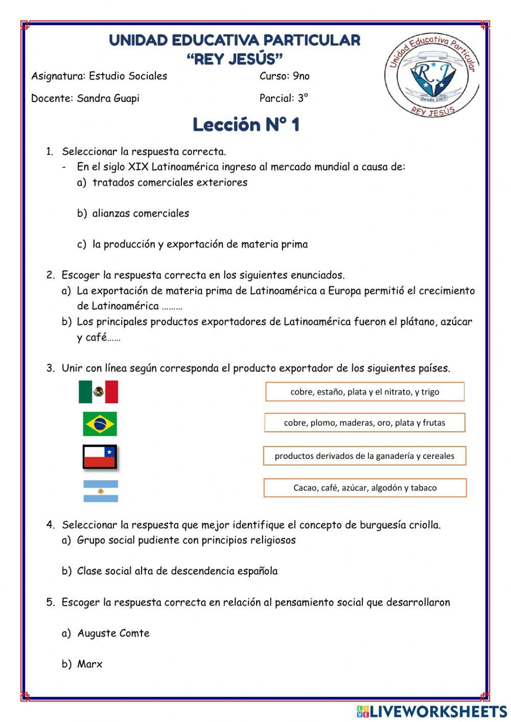 Latinoamérica siglo XIX