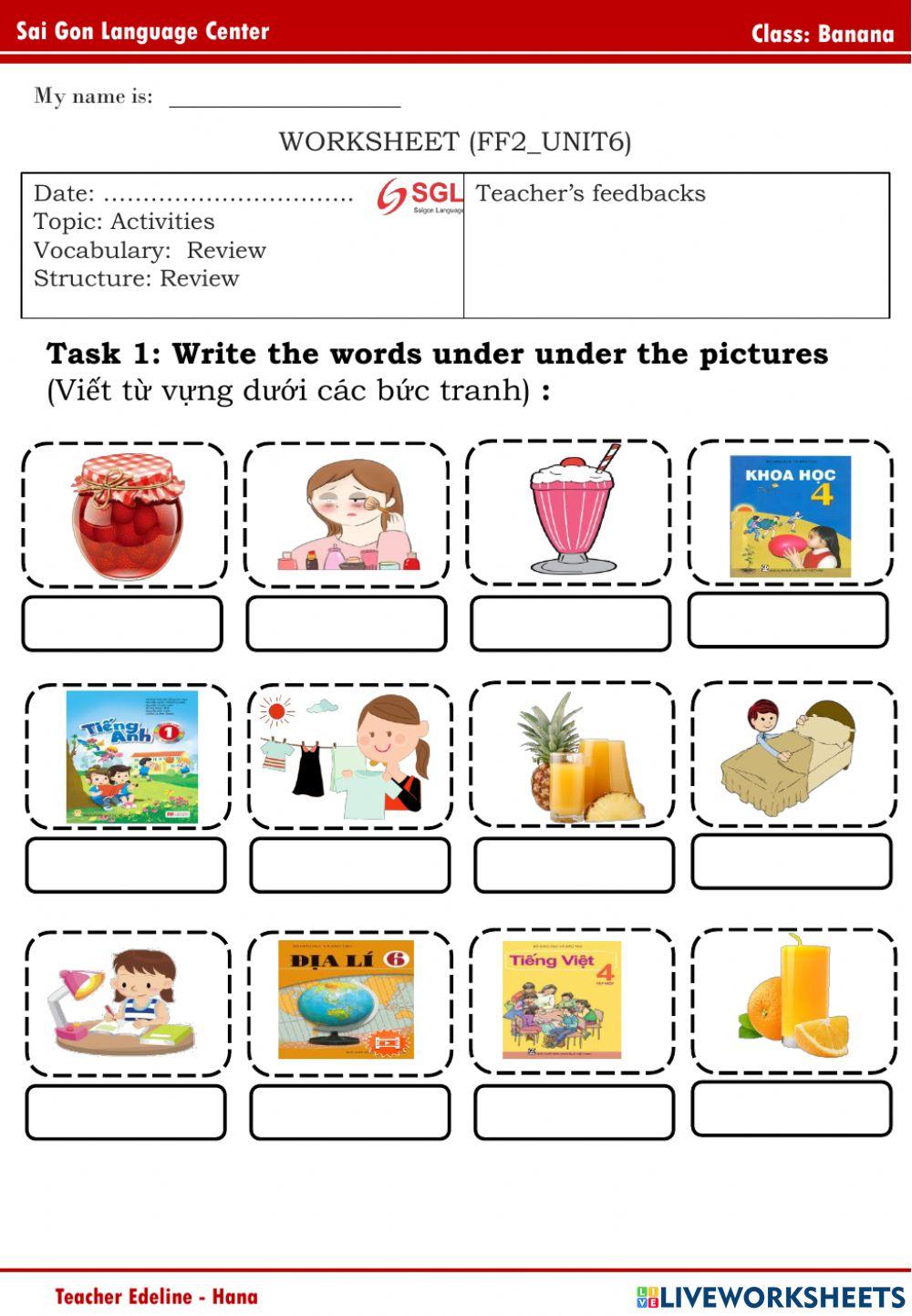 Banana FFs2 Unit 6 (11.9.2021)