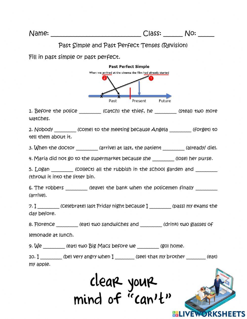 Past Simple and Past Perfect