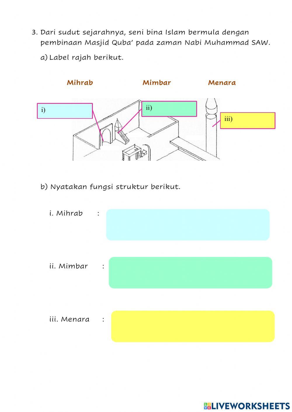 8.5 Sumbangan Tamadun Islam dalam  Bidang Seni Bina