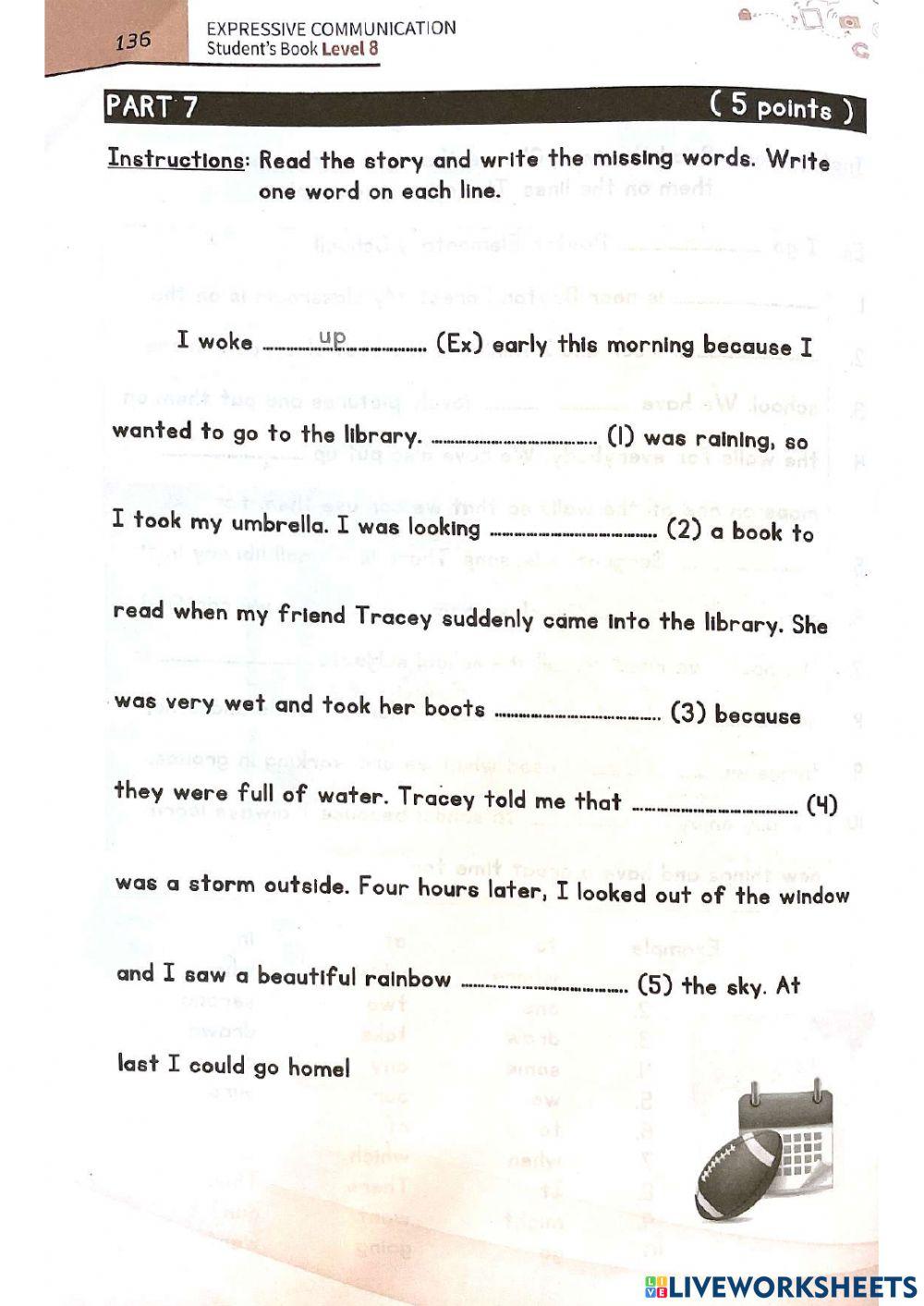 CEFR writing test Grade 8