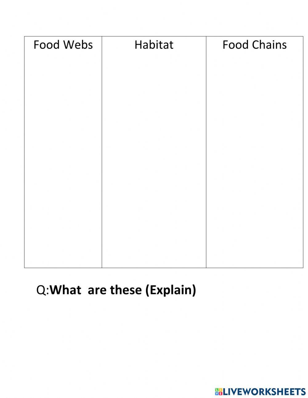What Are These Food Chains And Food Webs Worksheet Live Worksheets what-are-these-food-chains-and-food-webs-worksheet-live-worksheets