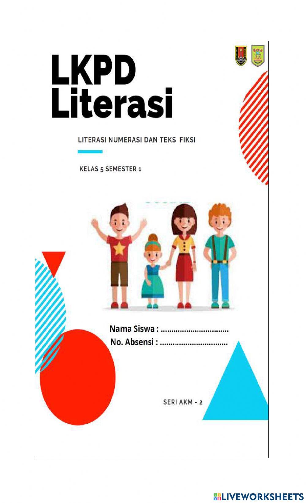 LKPD Kelas 5 Literasi Fiksi dan Numerasi Sei AKM-2