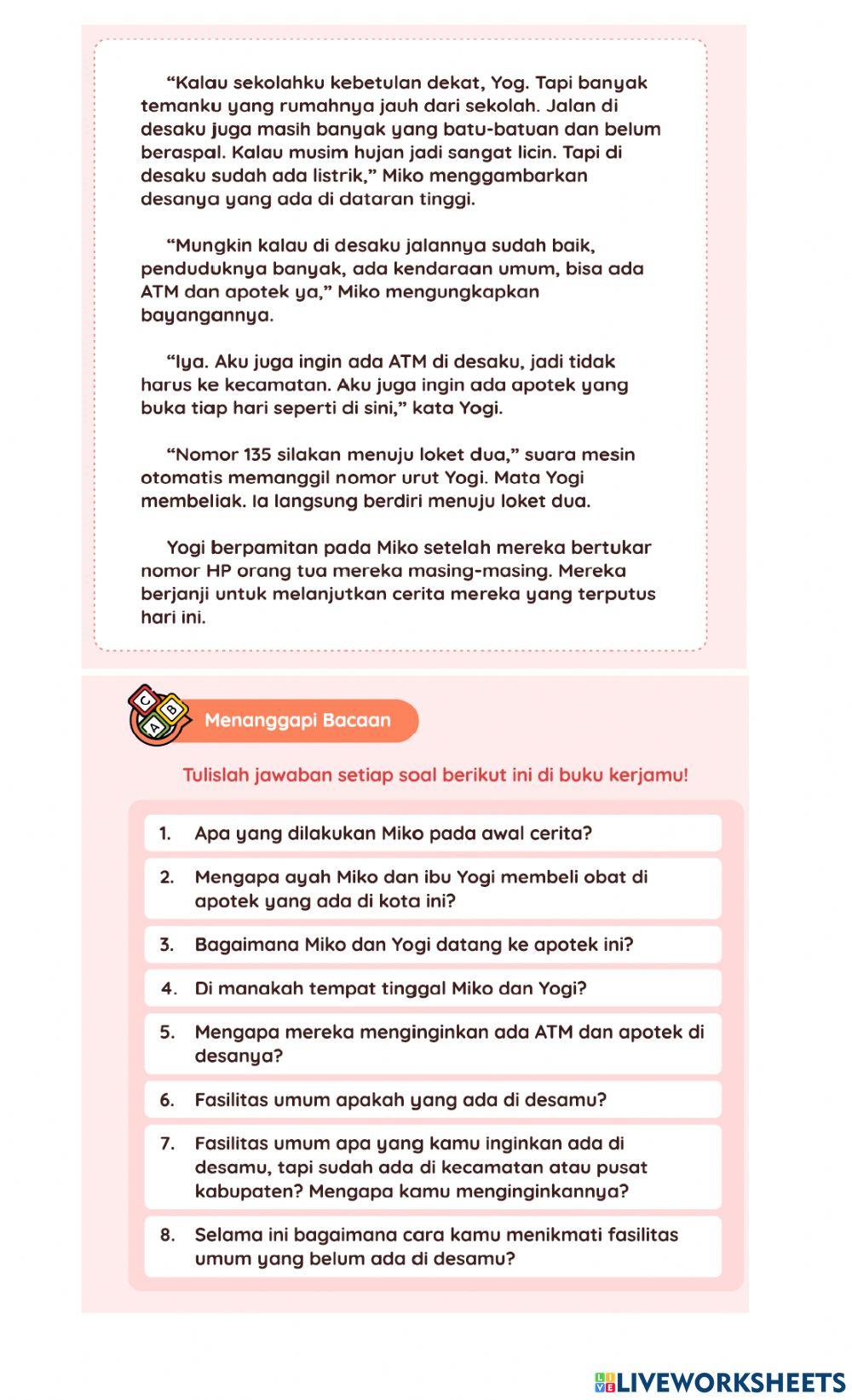 LKPD Kelas 5 Literasi Fiksi dan Numerasi Sei AKM-2