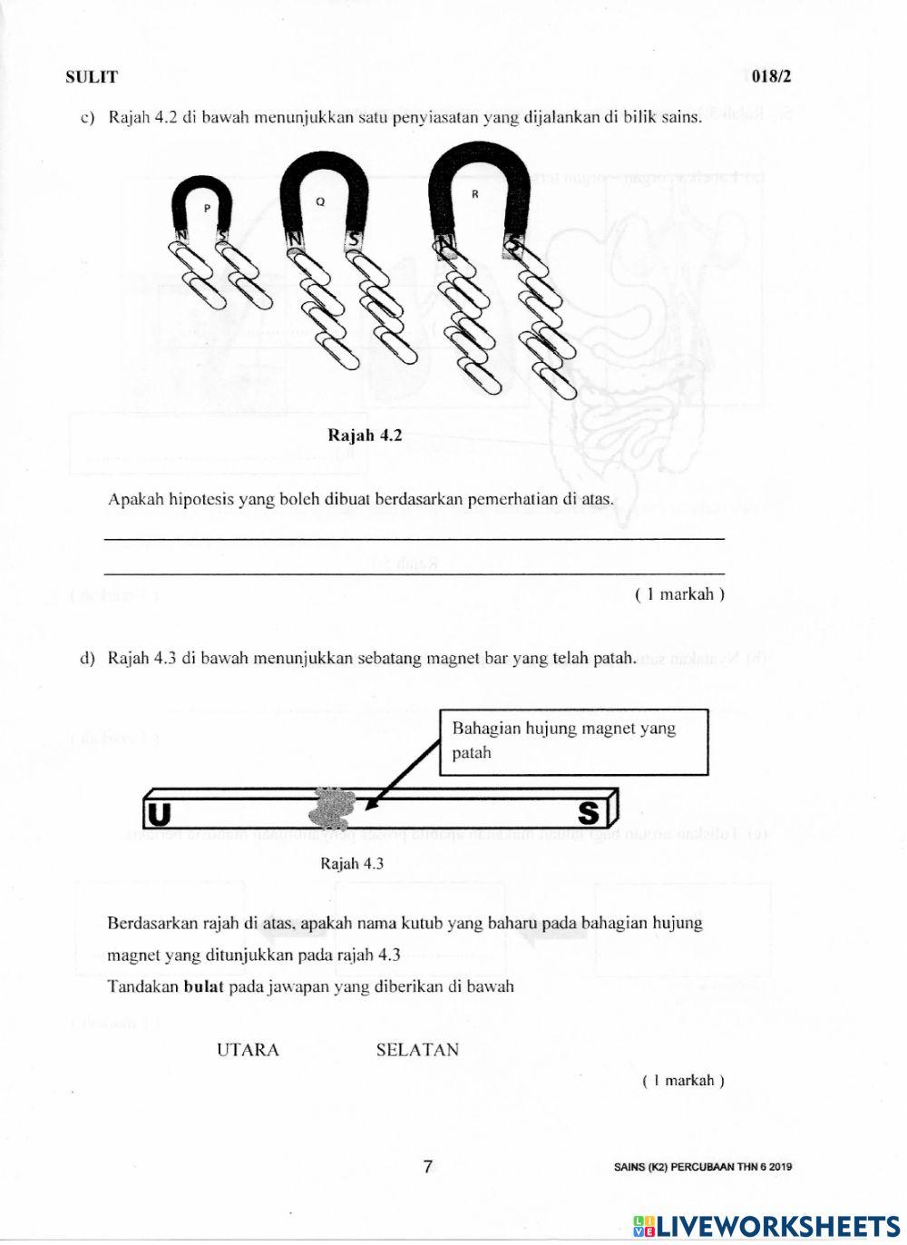 Soalan Tahun 5 Kertas 2