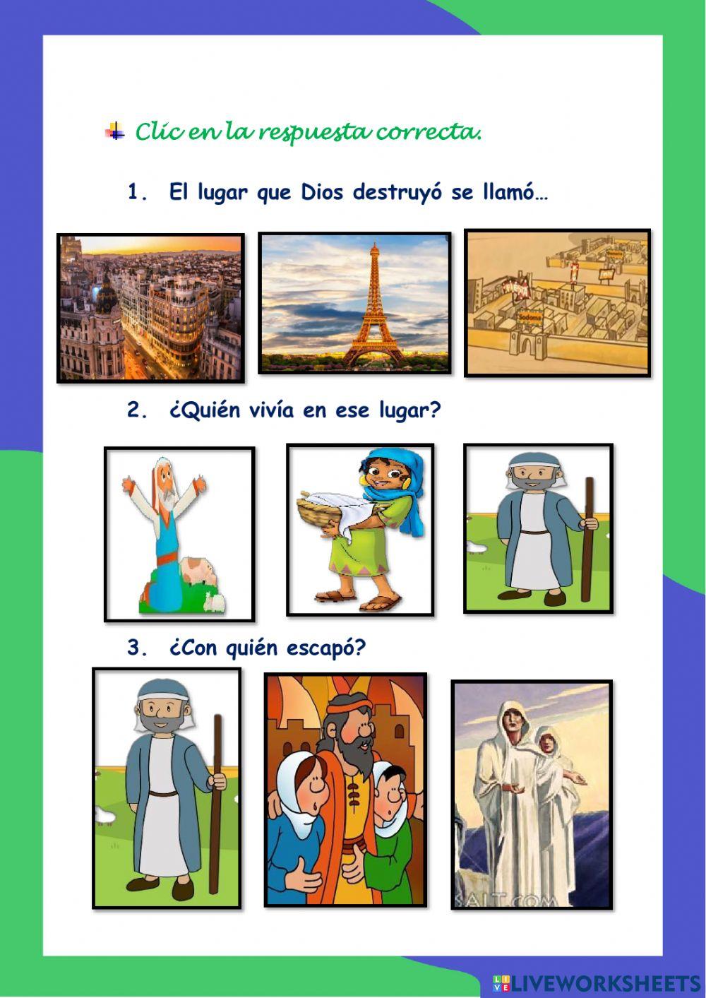 Evaluación 1° grado