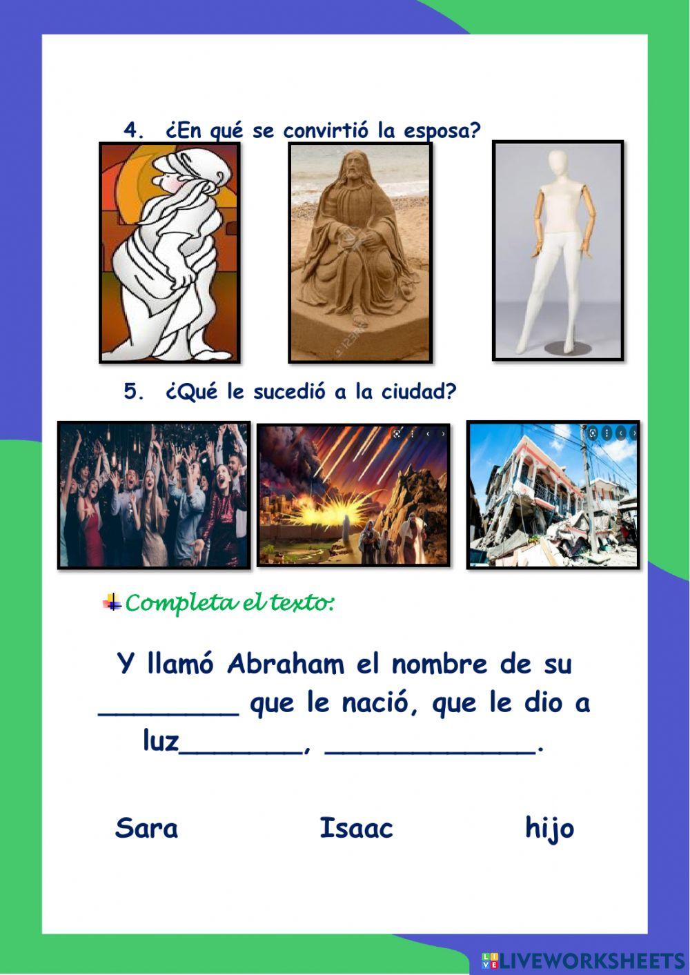 Evaluación 1° grado