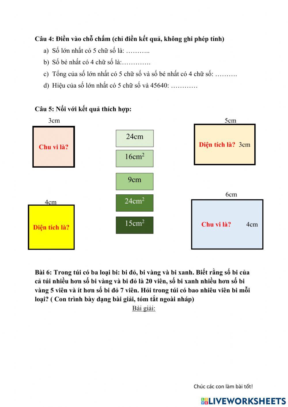 Ôn tập số có 6 chữ số