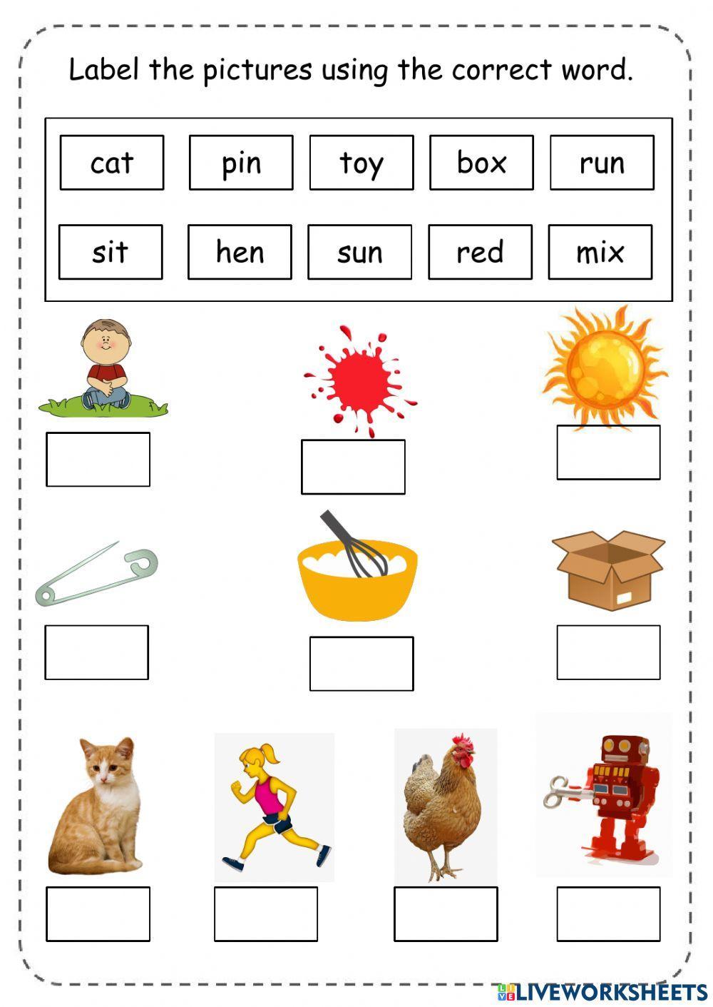 CVC words and blends