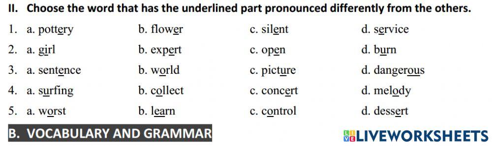 Grade 7. Unit 1. Hobbies. Pronunciation Mai Lan Hương 2