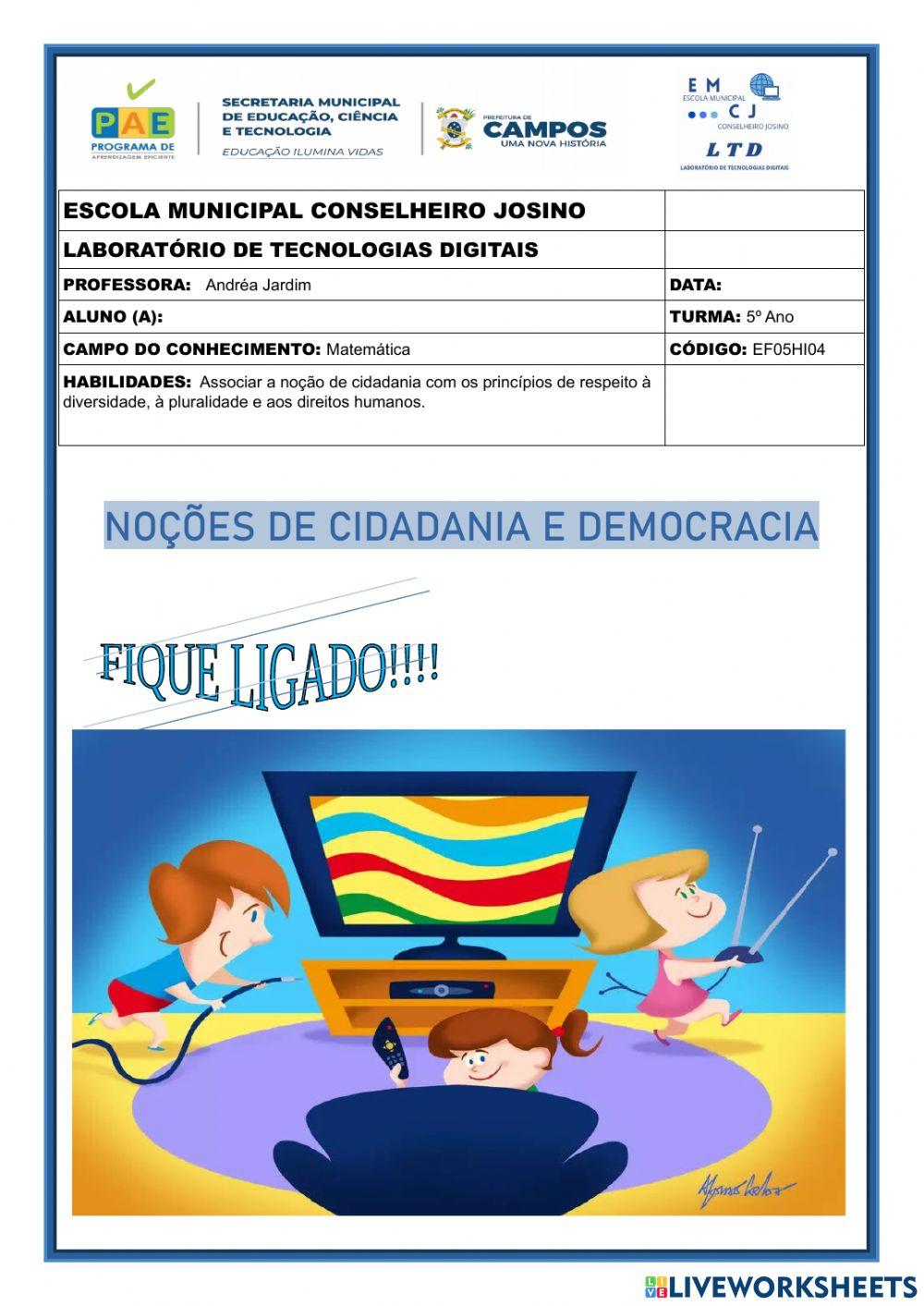 Cidadania e democracia