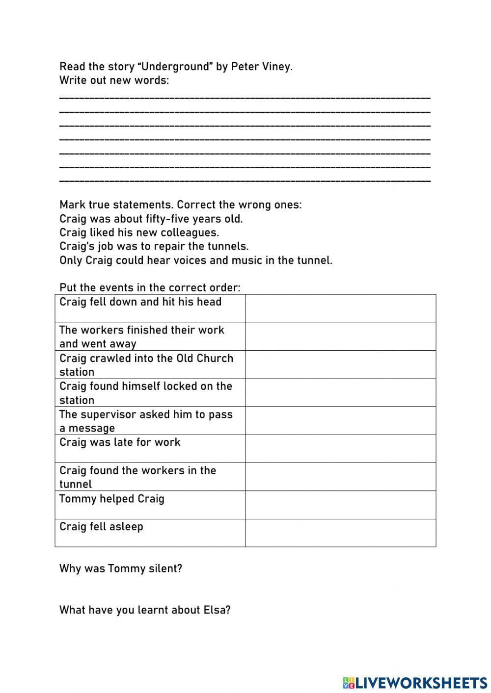 Peter Viney. Underground