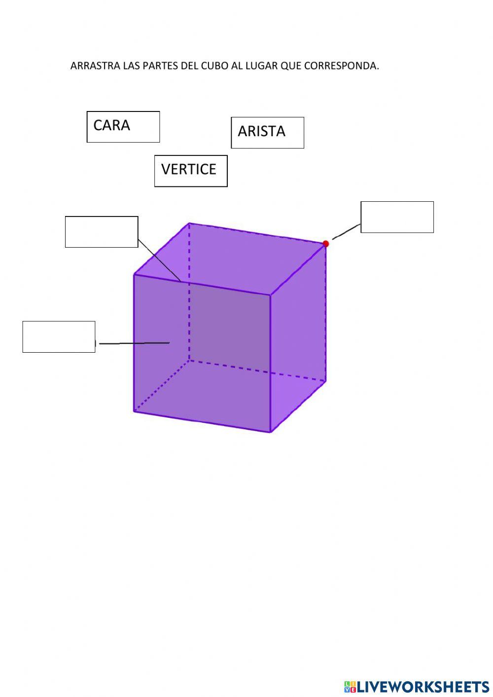 Partes del cubo